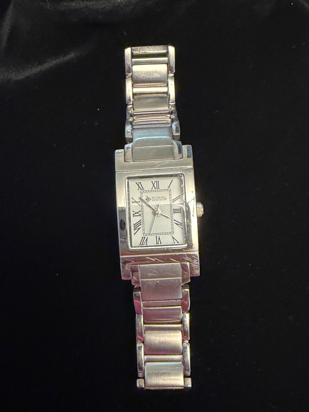 Silpada T1794 Vintage Stainless Steel Watch Silver Tone 2009 Retired